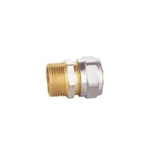 China Threaded Brass Compression Fittings PF5002 Equal Straight Union wholesale