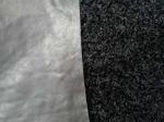 Black curly lamb wool composite leather&870gsm