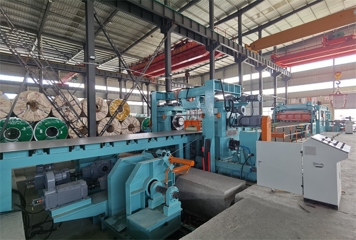 Stainless Steel Coil Uncoiling Leveling Cut To Length Line With Edge Trimming 4-16 X 2000