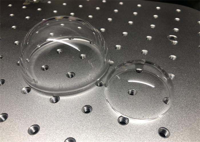 Resilient Scratch Optical Glass Lenses Dome For Underwater Photograph