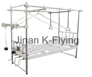 China SS Hospital Traction Bed , Three cranks Manual Patient Bed wholesale