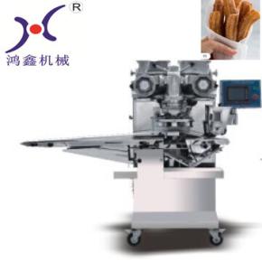 China 1.5KW Two Hopper Churro Food Encrusting Machine wholesale