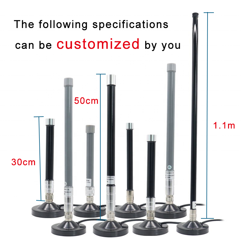 Lora Fiberglass Antenna 50Ω Impedance 3dbi 5.8dbi 8dbi 10dbi 12dbi 15dbi white/grey/black