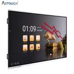 75 Inch Smart Interactive Panel 350nits Flat Panel Touch ISO9001