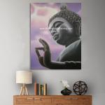 Abstract Art Oil Painting Thai Oil Painting on Canvas Buddha Wall Art Painting