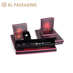 China Customized Shape Paper Lid And Base Box Necklace Bracelet Jewelry Packaging Box With Logo wholesale