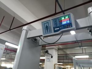 China Touch Screen 400 Series 18 Zones Walk Through Temperature Scanner wholesale