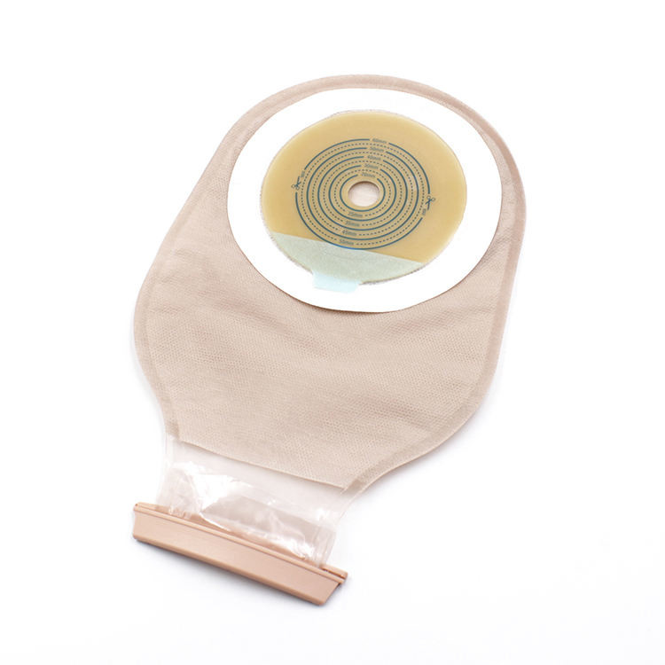 One / Two Pieces 15-80mm Disposable Colostomy Bag Without / With Activated Carbon
