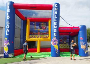 China Football Inflatable Sports Games Challenge Field Warning Sings Available wholesale