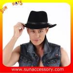 2050378 Sun Accessory customized winter 100% wool felt trendy fashion cowboy
