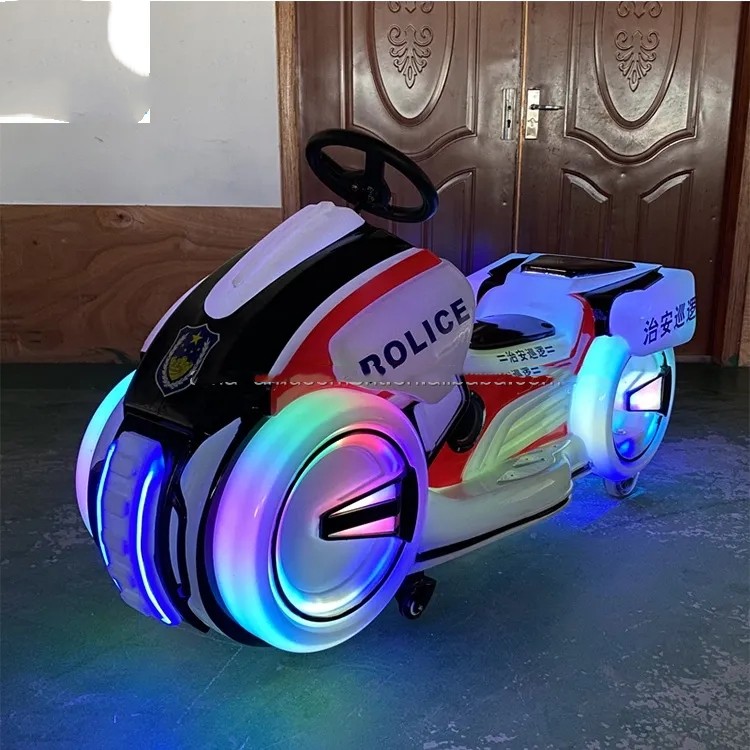 Fairground Theme Park Bumper Cars Electric Kid Motorcycle Customized