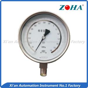 China Precision Stainless Steel Pressure Gauge / Dial Type Pressure Gauge 150 PSI wholesale