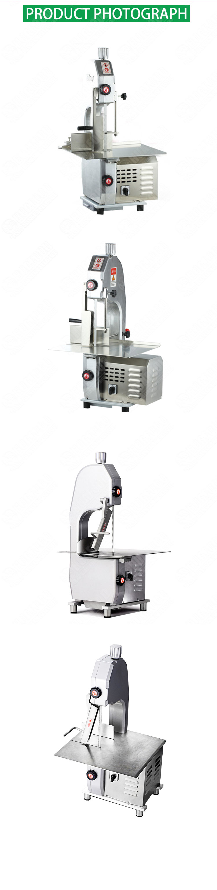 Professional High Speed Electric Meat Cutting Stainless Steel Bench Bone Saw Machine With Ce Certificate