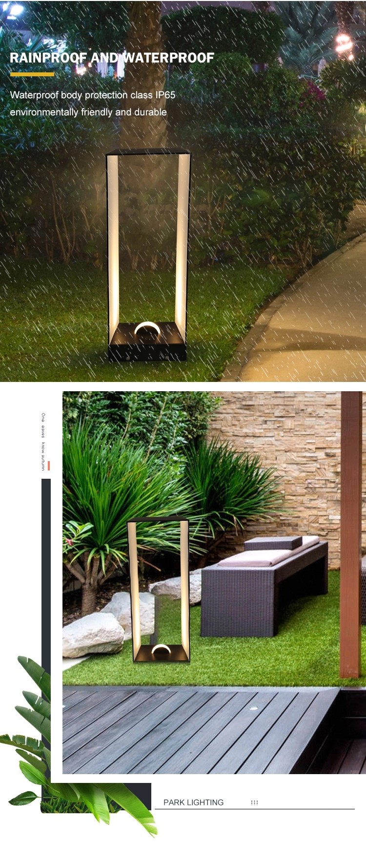 Optical Design Waterproof LED Lights , 10w LED Grass Lights 3 Years Warranty