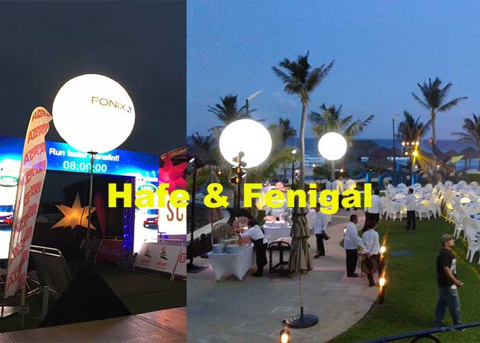 200W 400W Decoration 160mm Inflatable LED Light