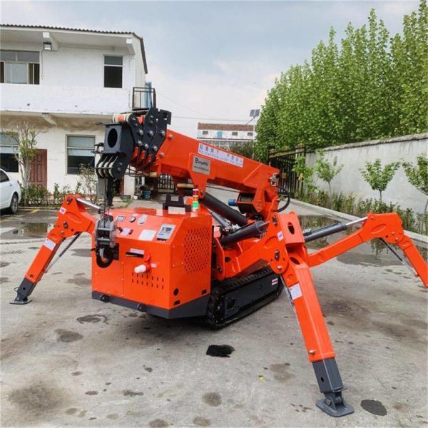 8 Ton Electric Diesel Tracked Spider Lift Heavy Duty Spider Aerial Lift For