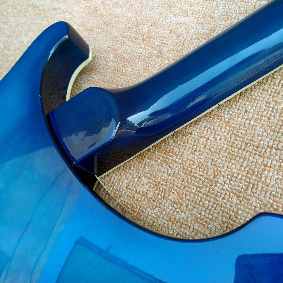 2017 Best Bass Top quality Rick 4003 model Ricken 4 strings Electric Bass guitar in blue color, Chrome hardware, Free sh