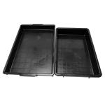 ESD PCB Tray Thicken PP Plastic Antistatic Storage Trays Black ESD Packing