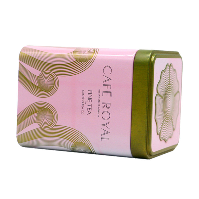 Custom Rectangle Tin Can for High Quality Tea Metal Chocolate Tin Candy Tin Can Cookies Tin Case Sweet Packaging Tin Box