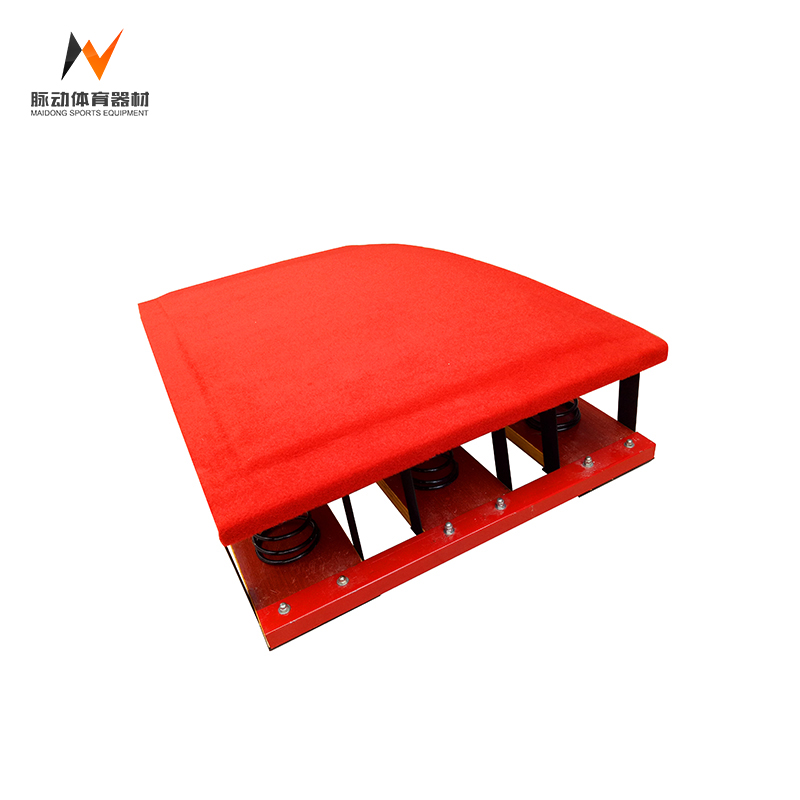 Sturdy Red Gymnastic Springboard For Sports Training Equipment