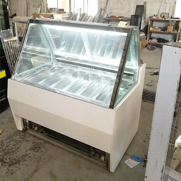 Yxfridge 1100W Commercial Ice Cream Display Freezer