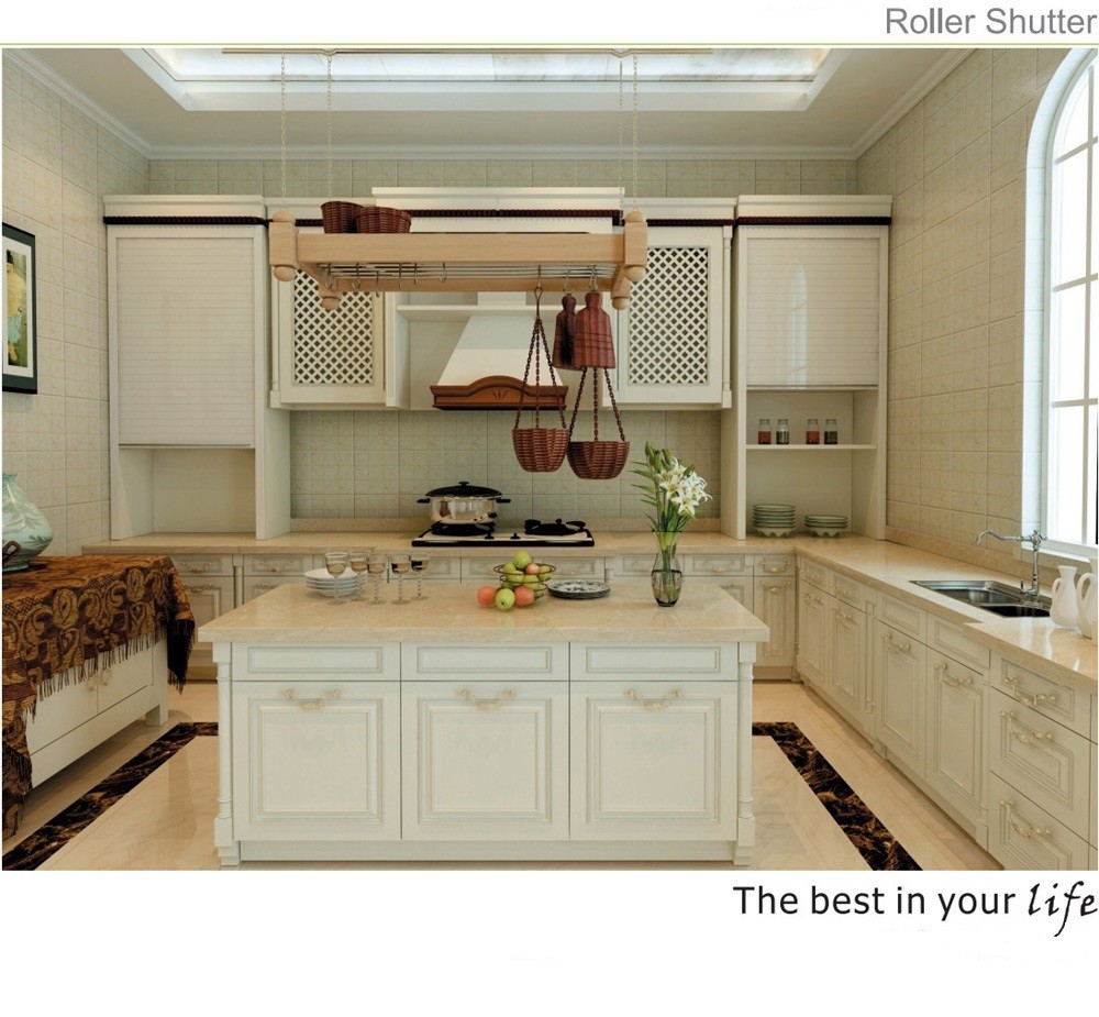 Kitchen PVC/ Glass Roller Shutter Rollup Sliding Door for Cabinets