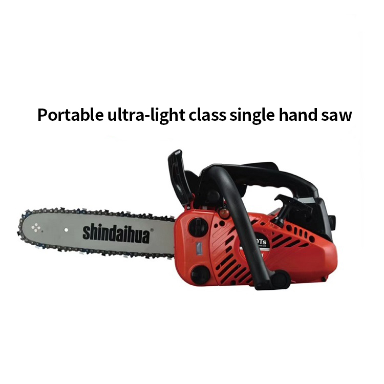 Single Cylinder Gasoline Chain Saw 25cc Wood Cutter Machine For Garden P230TS