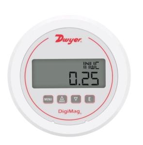 China 127mm Dial Digital Pressure Gauge 24V Battery Powered Aluminum Housing wholesale