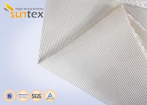 China 1200g Silca High Temperature Fiberglass Cloth 12H Satin For Welding Protection Blanket wholesale