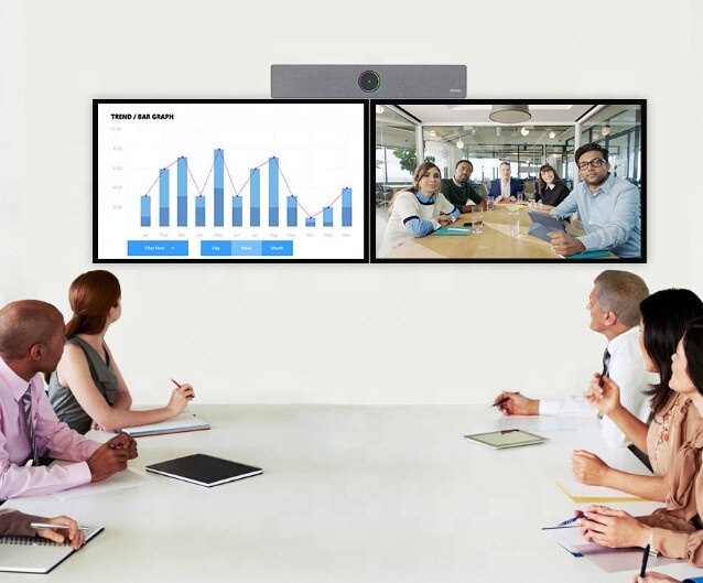 4K HD camera all in one design Windows video and audio conferencing system wirless sharing