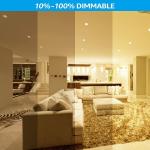 Ceiling Anti Glare White LED Flush Mount Light 4 Inch 3000k 10w Canless