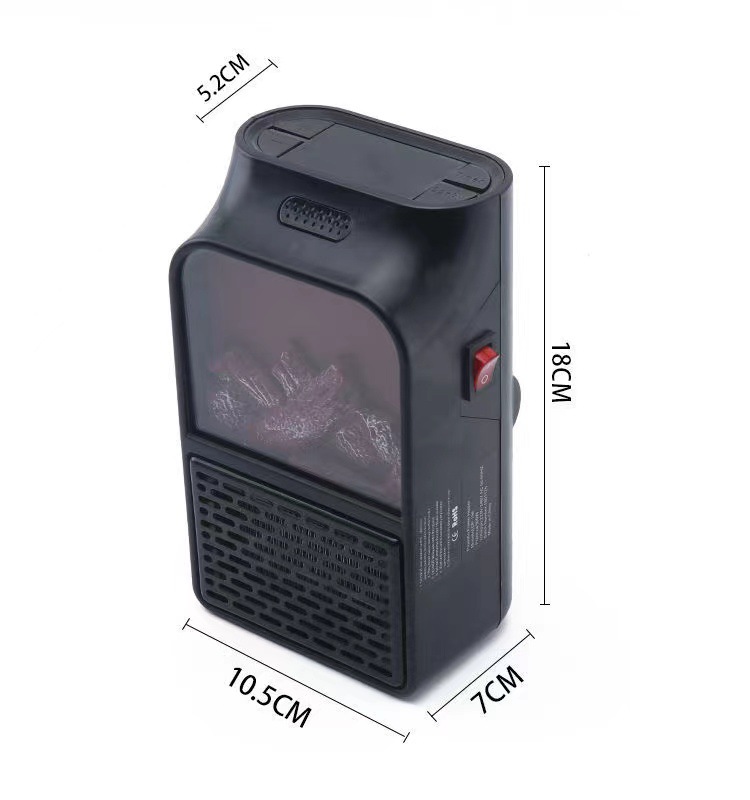 Portable Quick Heating 900w Personal Adjustable Plug In Mini Heater Temp for Hotel Room