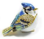 Robin bird Metal Trinket boxes Bird For Wedding Gift Bird Trinkt box