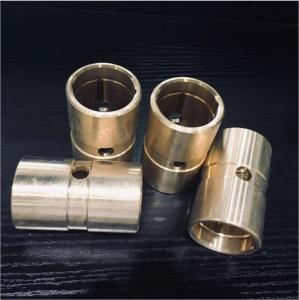 China Precision Flanged Groove Cast Bronze Bearings Spiral Inside Groove Bearings wholesale