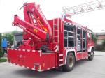 Emergency Fire Rescue Truck ISUZU Heavy Rescuewith 5 Tons XCMG Crane