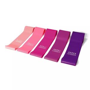 China 60*5cm 40LB Natural Latex Resistance Bands Exercise Stretch Bands wholesale