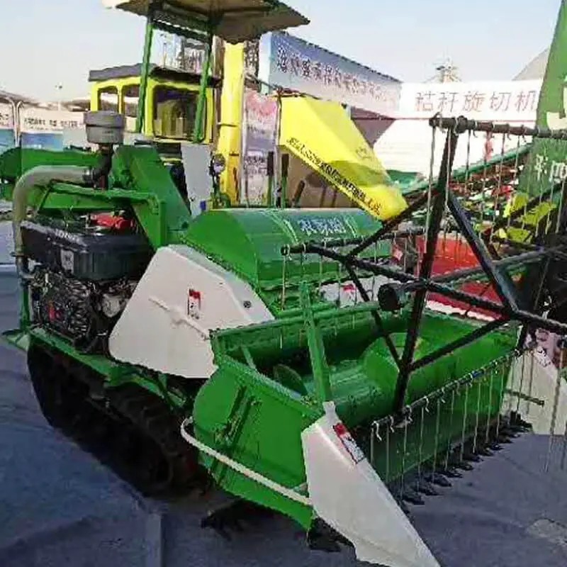 Self Propelled Farm Combine Harvester Light Weight Track Combine Harvester