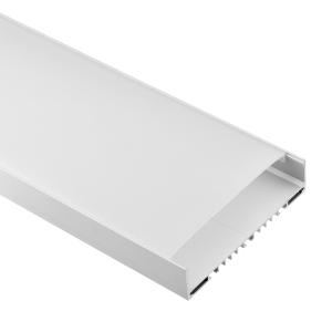 China Large Waterproof Suspended LED Profile Aluminum Customized For Supermarket 142*32 wholesale