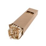 Washable Reusable Thick Paper Straws Smooth Cutting 0.25 Inches Diameter