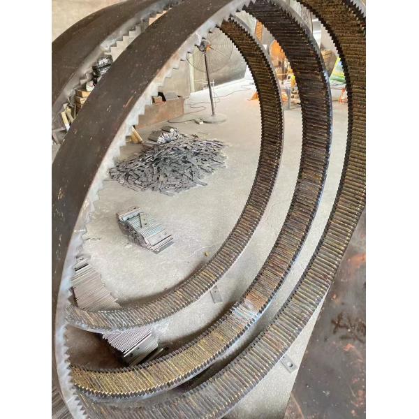 Q235 Alloys Ring Gear Parts for Aquatic Feed Grinding Machine