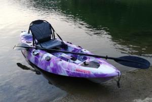 China Auge Fast Recreational Kayak , Adult Exercising Flat Top Kayak Small Size For Multi Purpose wholesale