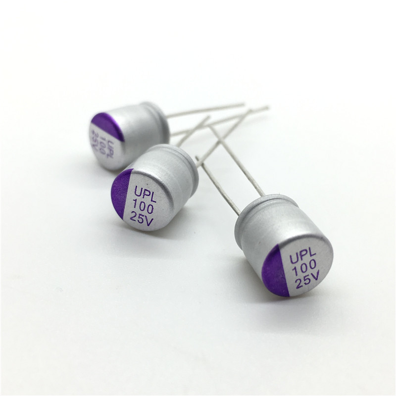 25v100uf Solid Electrolytic Capacitors Audio Capacitance UPL1E101M0808 125℃