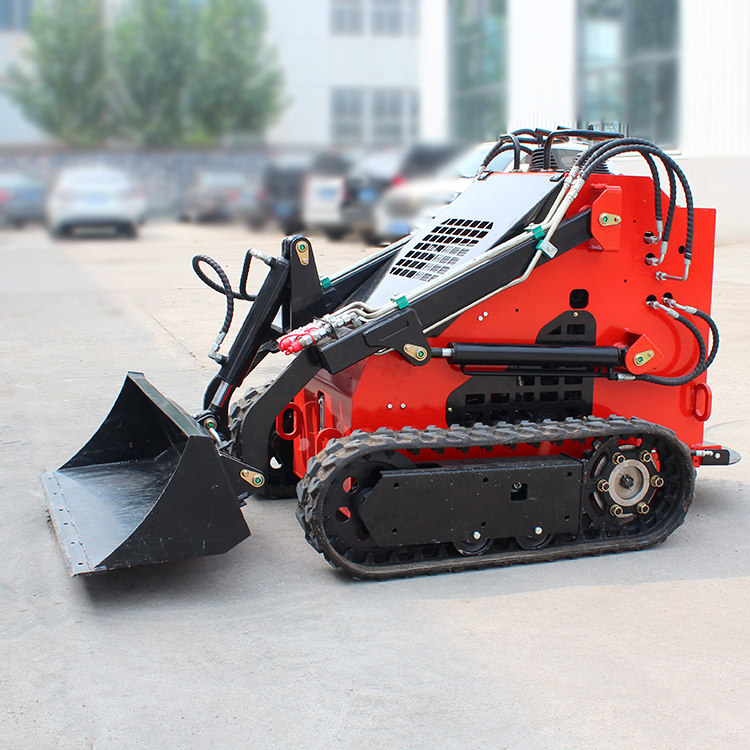 1950 x 1100 x 1300 mm Mini Skid Steer Loader with High Operating Efficiency