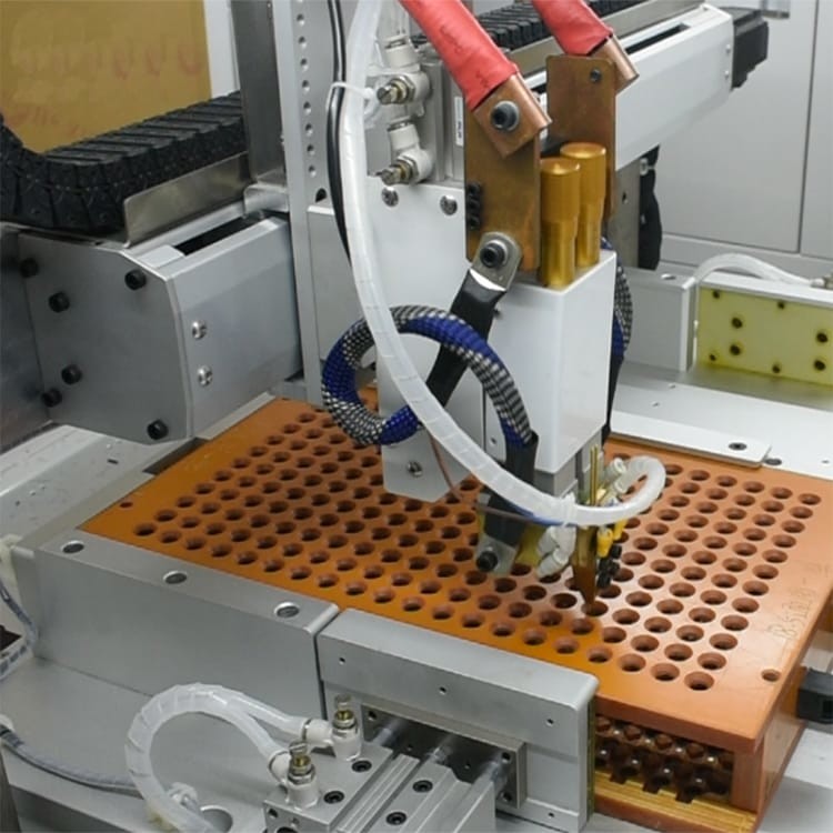 Rotate Head Lithium Ion Battery Spot Welding Machine 2800 Pcs/Hour 10000uf