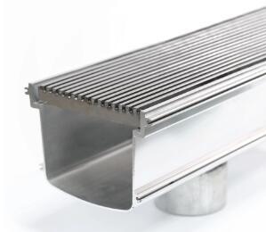 China Plain Floor 1500mm Sewage Aluminum Harga Floor Drain wholesale