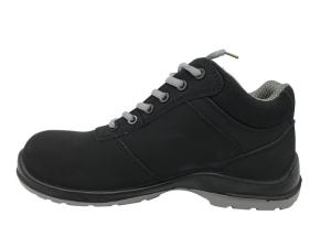 China Smooth Outsole Black Work Shoes Size 42 # Outside Welting Stitching Shock Absorbent wholesale