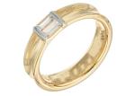 0.58ct 6x4MM Solitaire Stone 14K Solid Gold Jewellery Diamond Wedding Ring