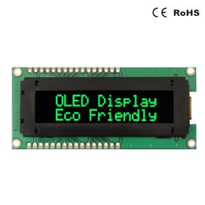 China Character 16x2 OLED Display Module Blue Green White Red Color on sale