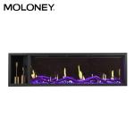 50'' 1280mm Realistic Fire Insert Firebox Crystal Log Home Heater &