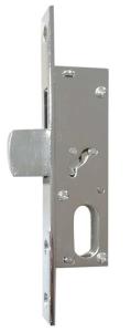 China Aluminum Door Lock CP Finish Aluminum Surface Mounted Door Lock Bolt Type 35-50mm wholesale